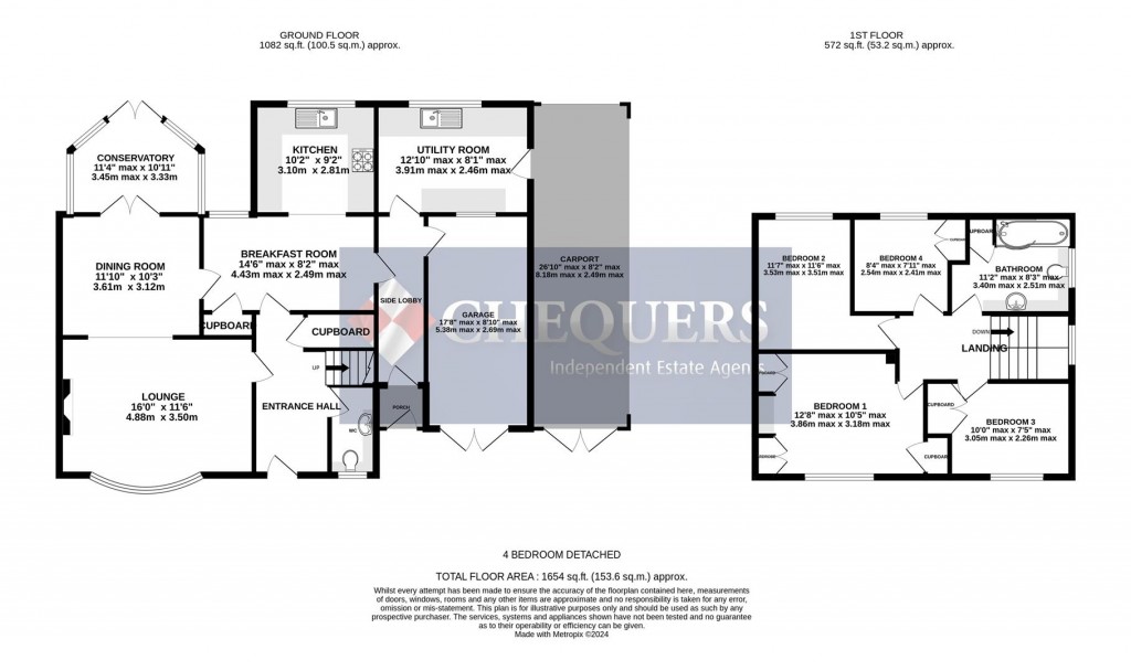 Floorplans For Cedar Close, Tadley