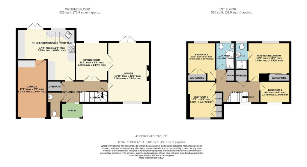 Floorplans For Bartlett Close, Bramley, Tadley