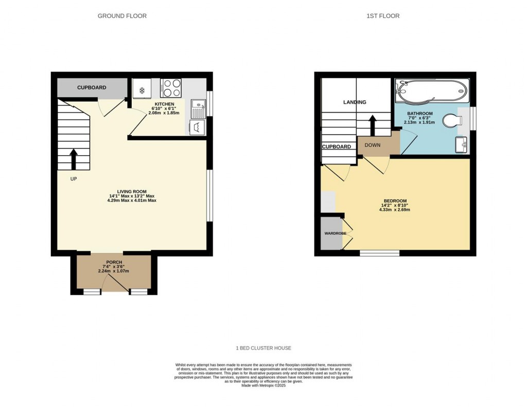 Floorplans For Ajax Close, Chineham, Basingstoke