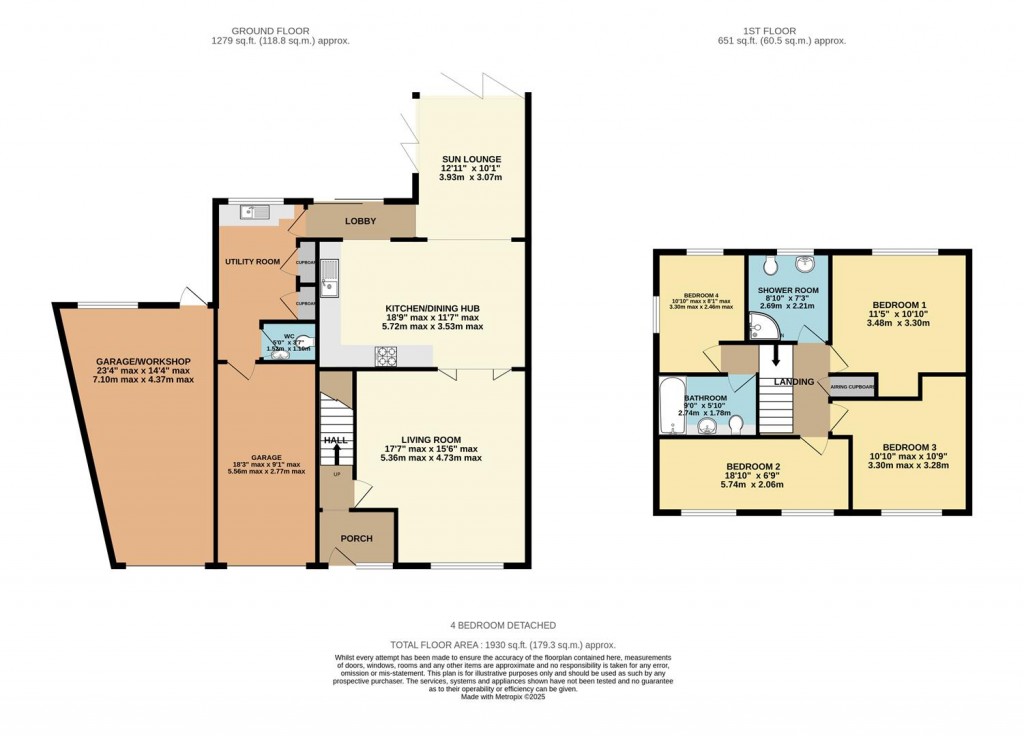 Floorplans For Osprey Road, Basingstoke