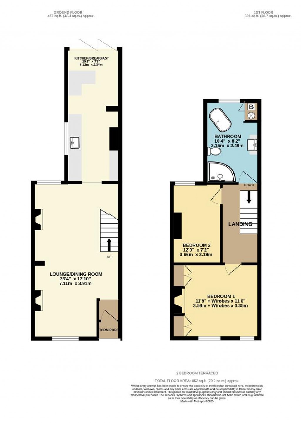 Floorplans For Lower Brook Street, Basingstoke