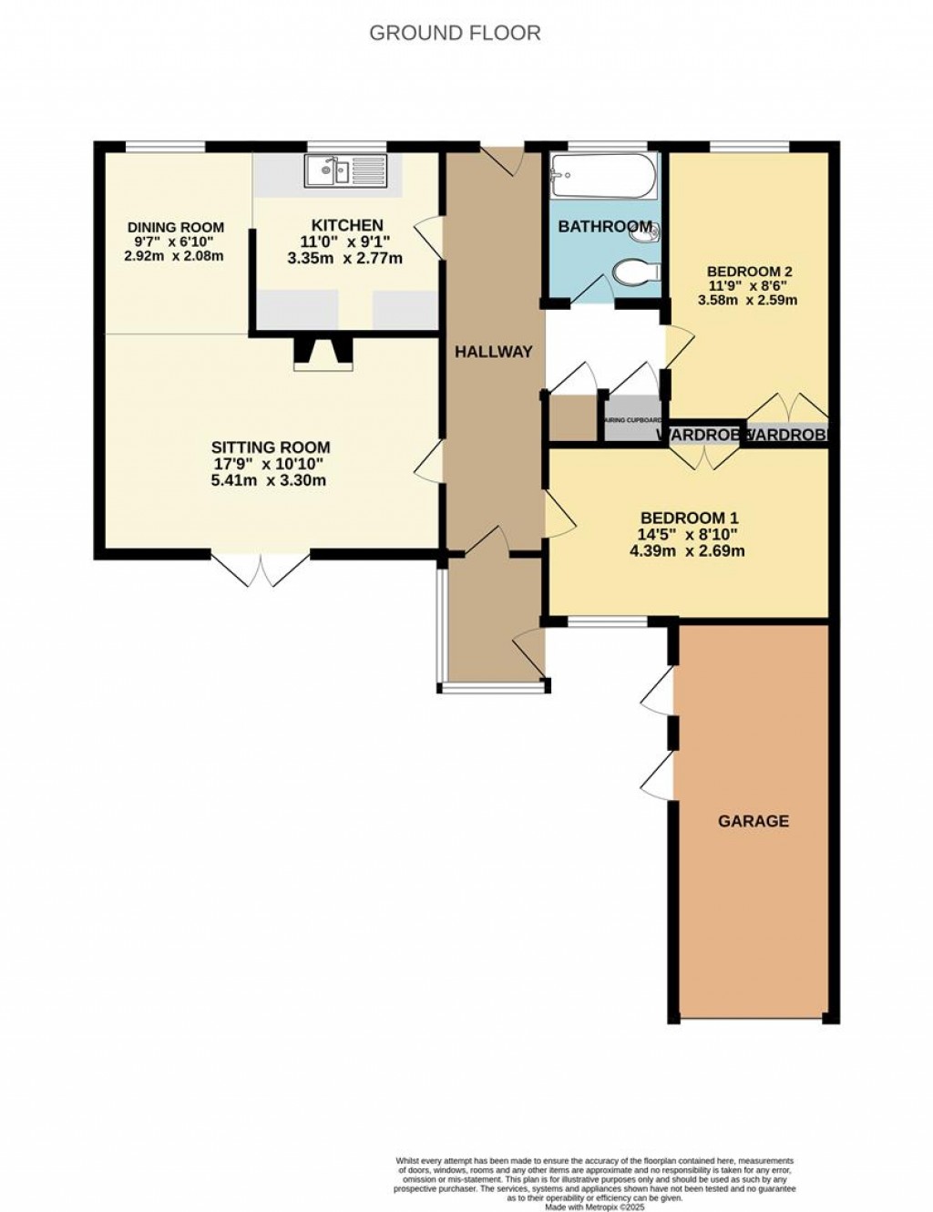 Floorplans For Fairthorne Rise, Old Basing, Basingstoke