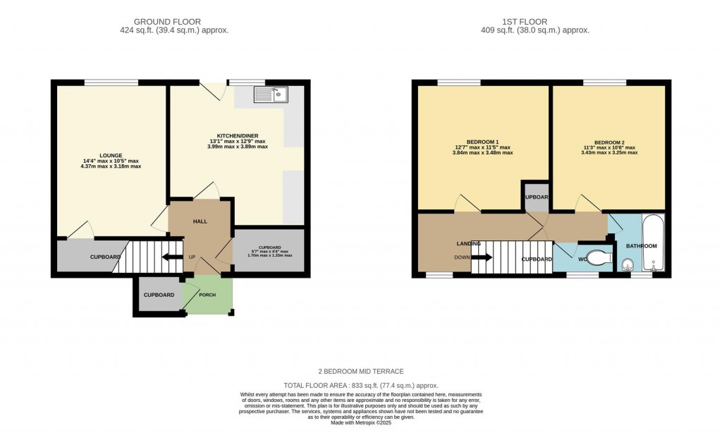 Floorplans For Boyce Close, Basingstoke