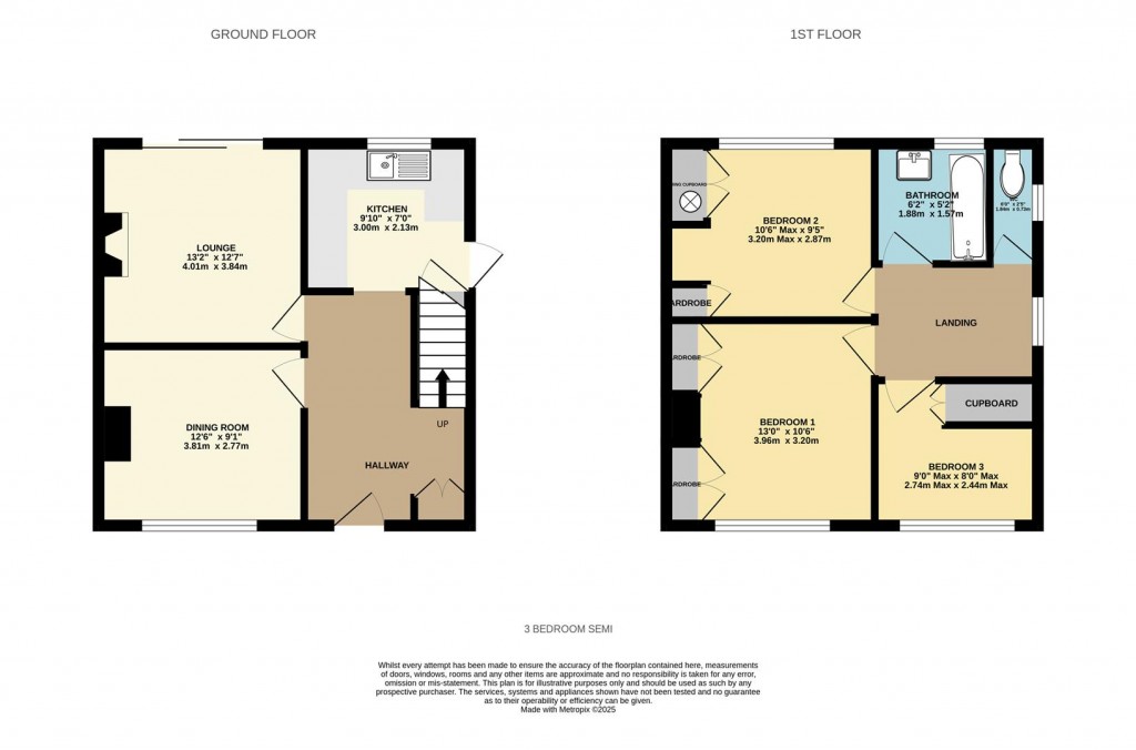 Floorplans For Chesterfield Road, BASINGSTOKE