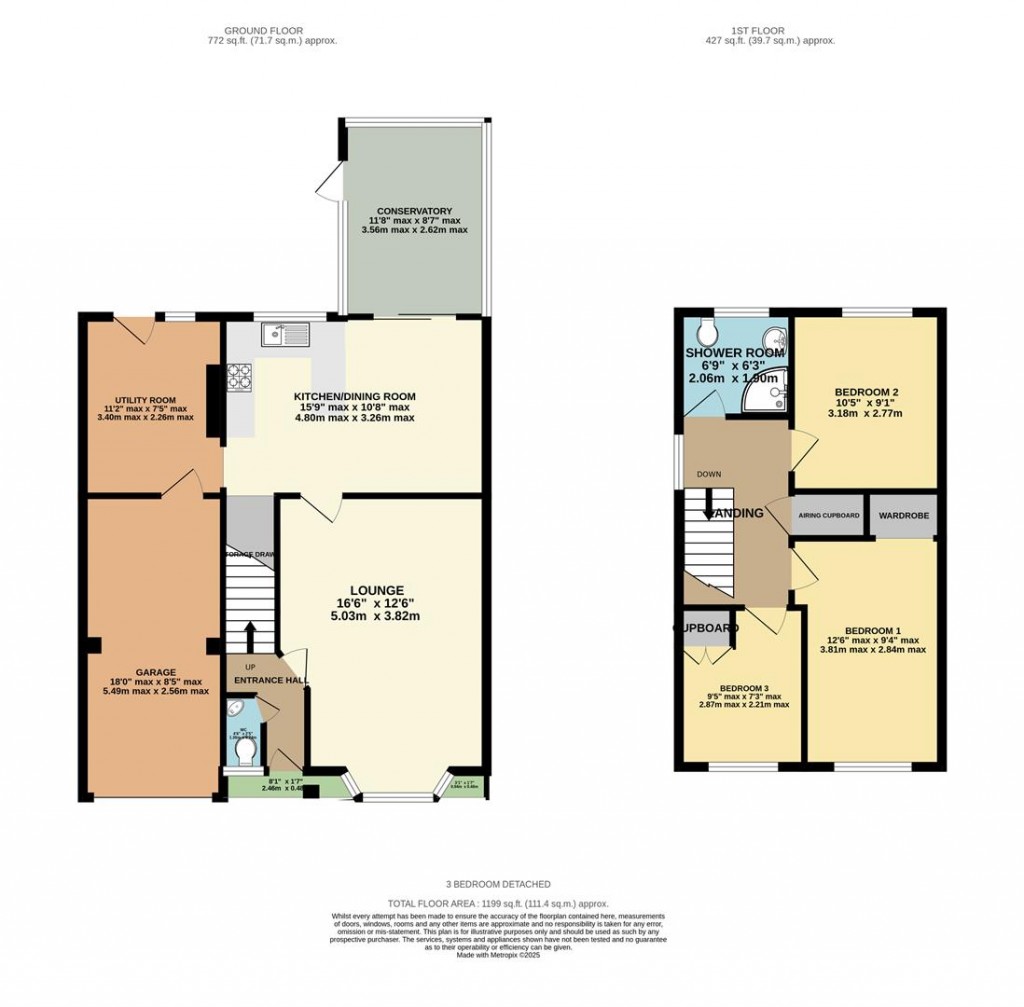 Floorplans For Catkin Close, Chineham, Basingstoke