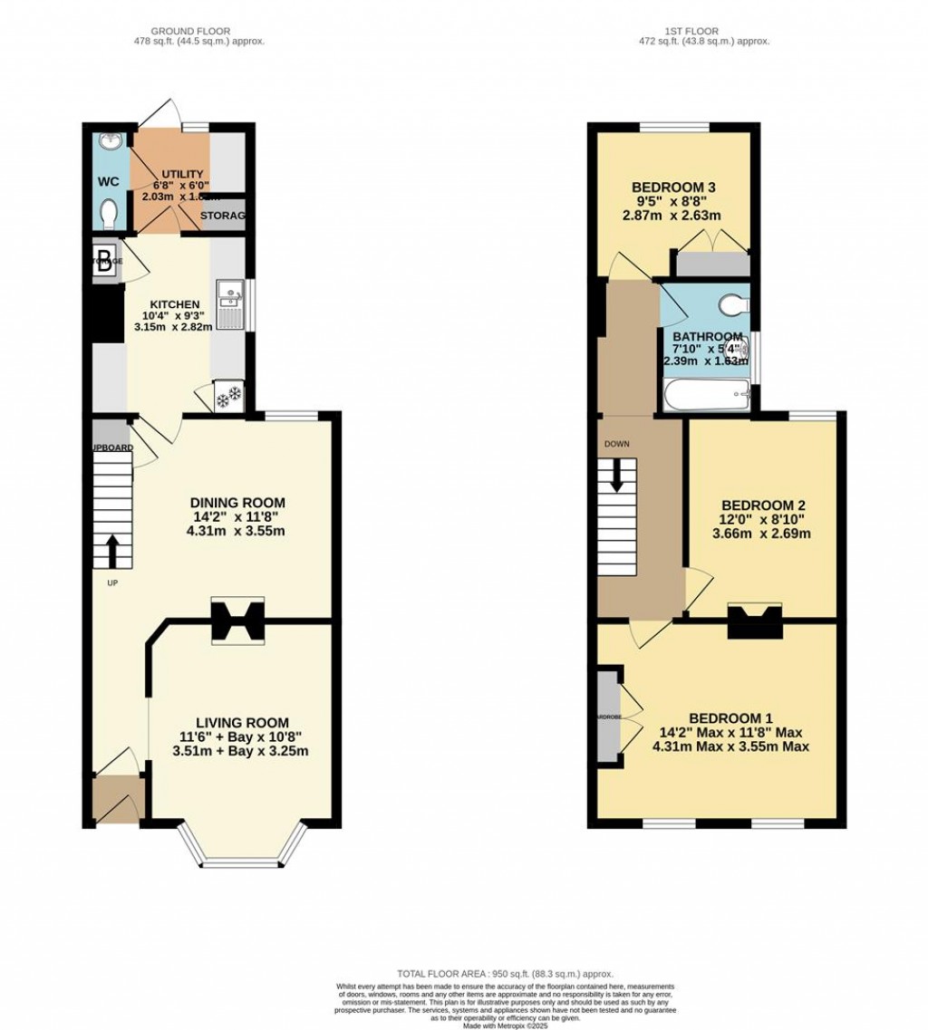 Floorplans For Rochford Road, Basingstoke