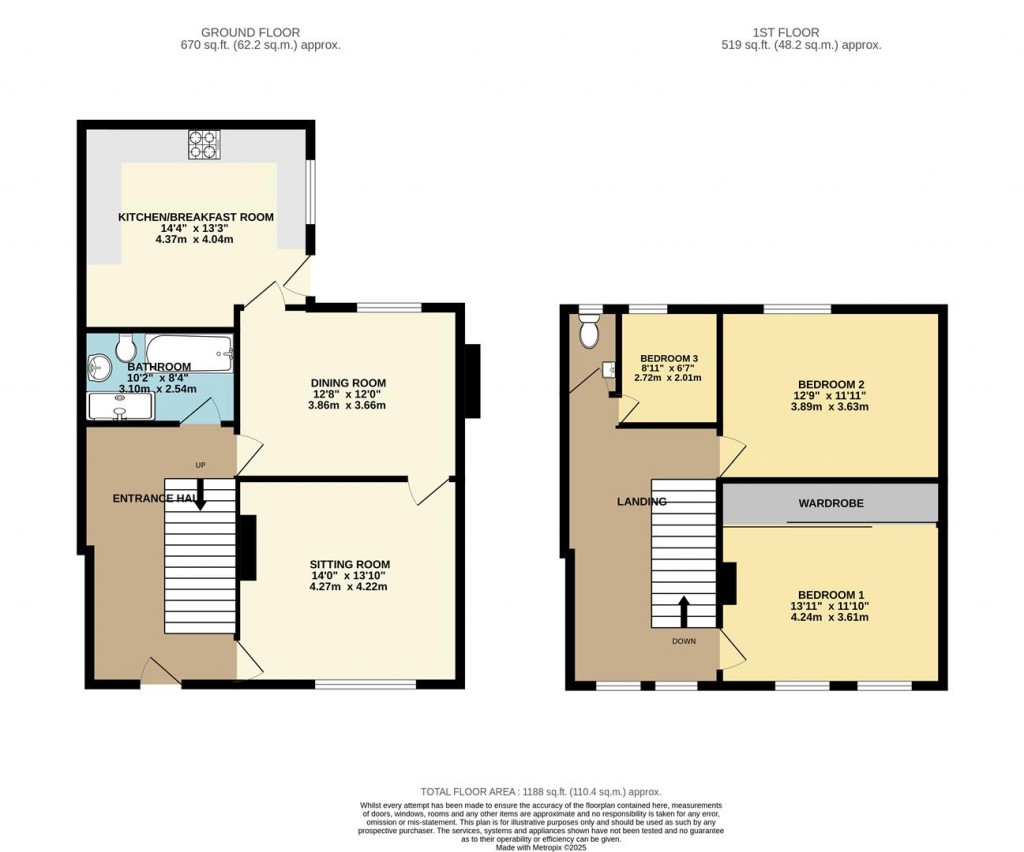 Floorplans For Updown Hill, Windlesham