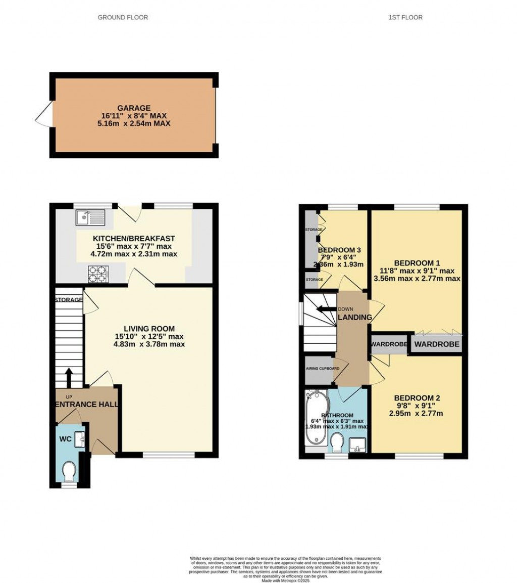 Floorplans For Balmoral Way, Hatch Warren, Basingstoke