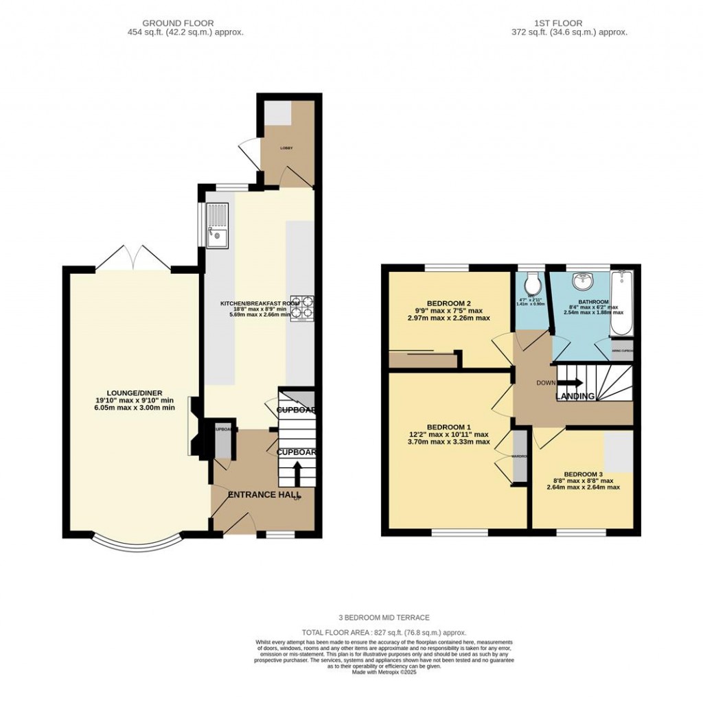 Floorplans For Portsmouth Crescent, Basingstoke