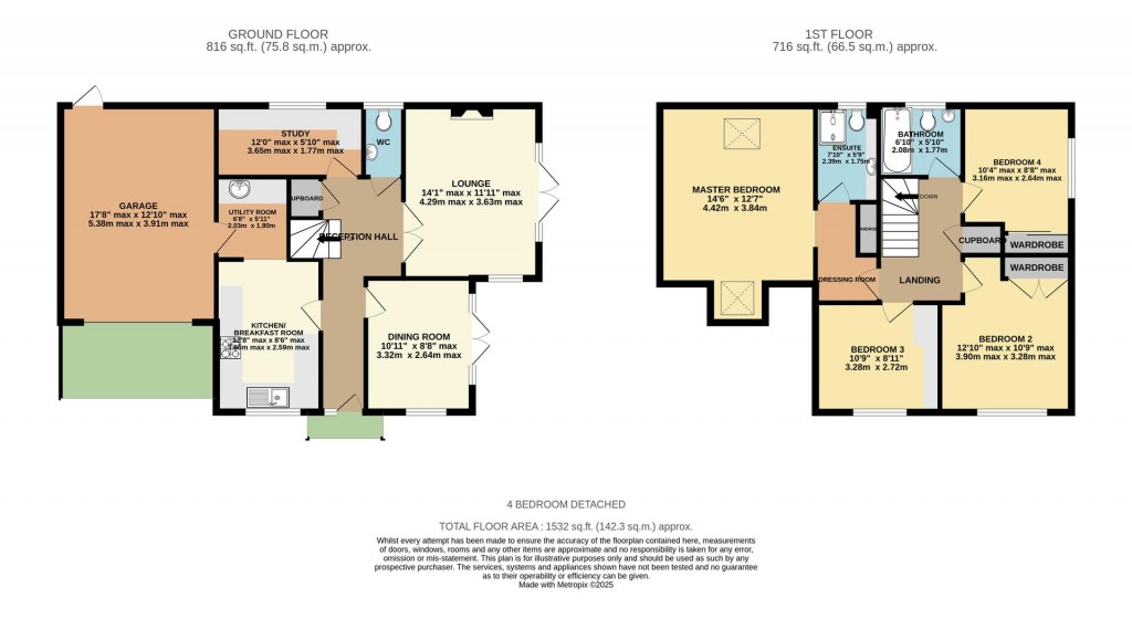 Floorplans For Derwent Road, Basingstoke