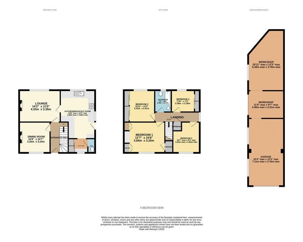 Floorplans For St. Johns Piece, Oakley, Basingstoke
