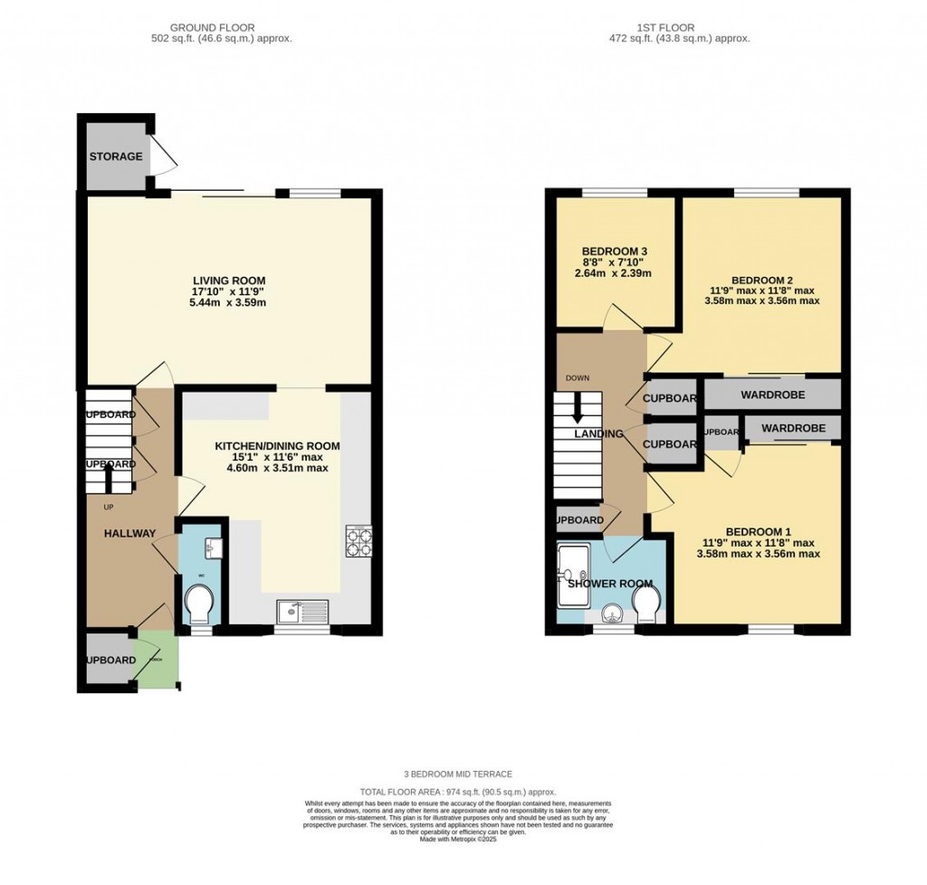 Floorplans For Boyce Close, Basingstoke