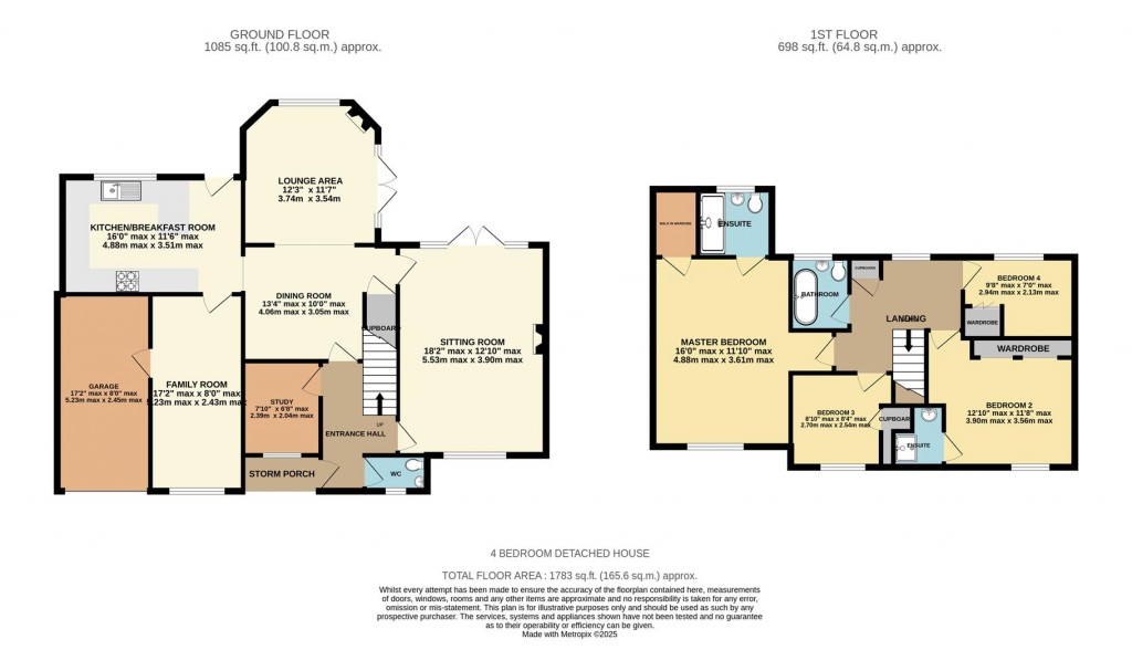 Floorplans For Constable Close, Black Dam, Basingstoke
