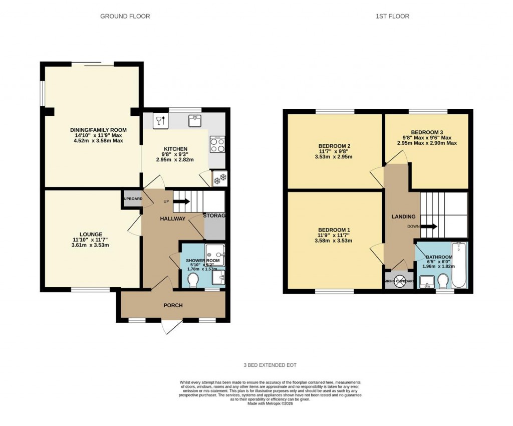 Floorplans For Gainsborough Road, Basingstoke
