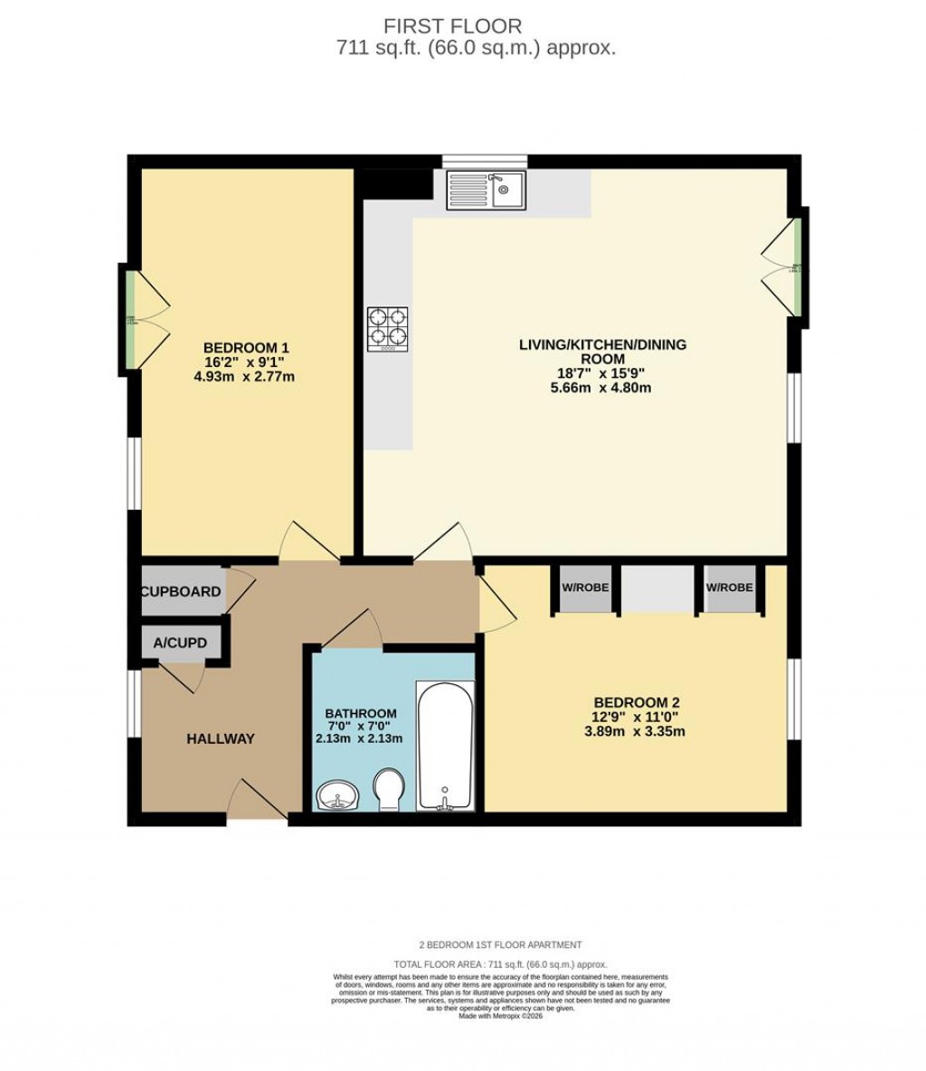 Floorplans For Treetop Avenue, Basingstoke