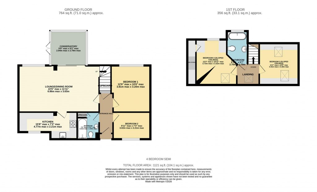 Floorplans For Cuckoo Close, North Waltham, Basingstoke