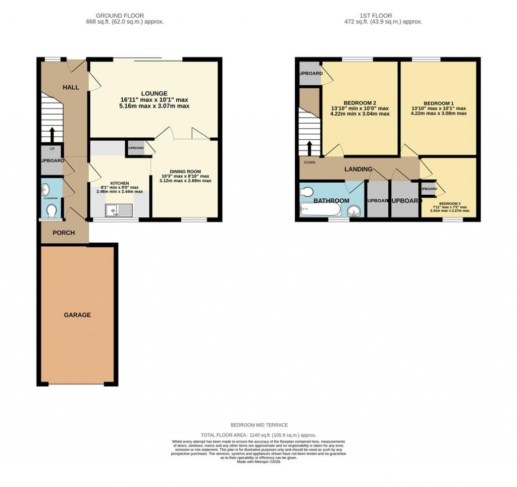 Floorplans For Cambrian Way, Basingstoke
