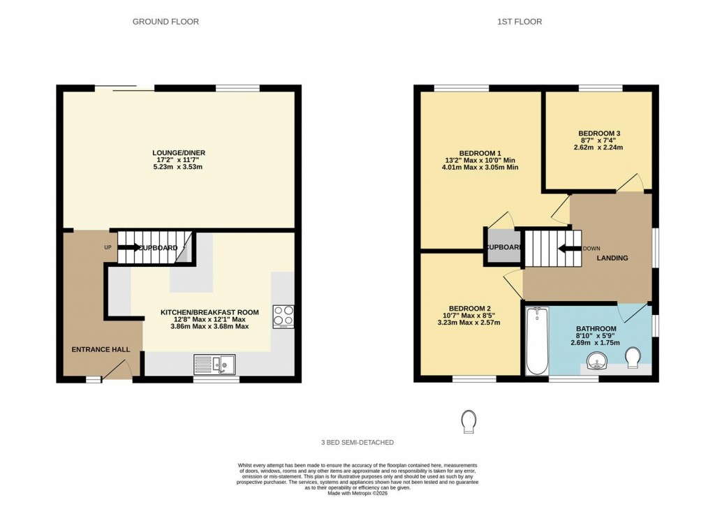 Floorplans For Midlane Close, Basingstoke