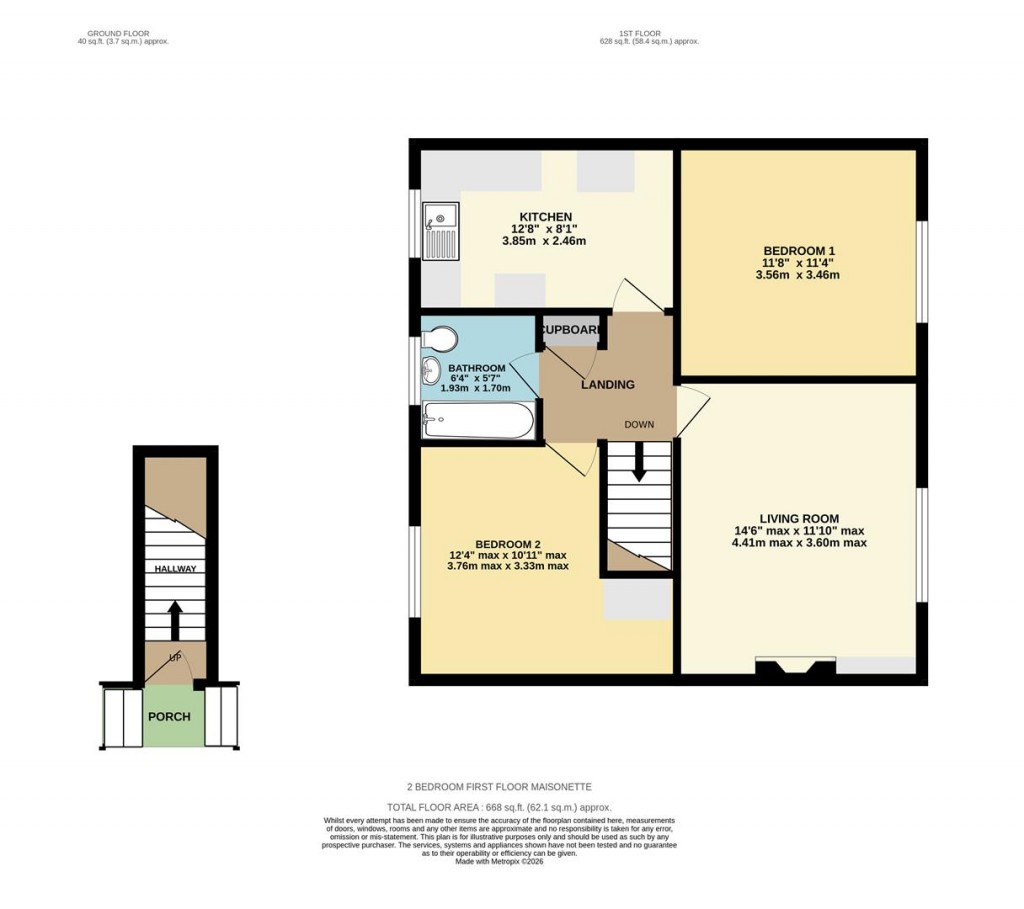 Floorplans For White House Close, Basingstoke