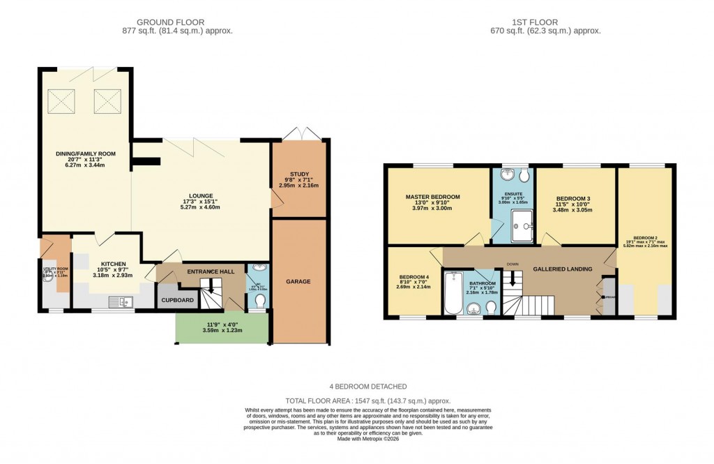 Floorplans For Martins Wood, Chineham, Basingstoke