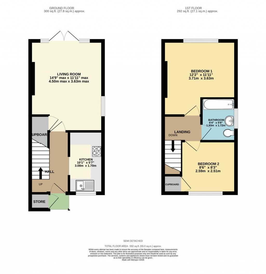 Floorplans For Lennon Way, Basingstoke