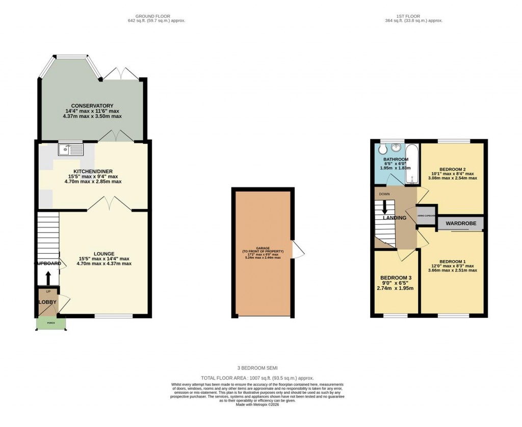 Floorplans For Mozart Close, Basingstoke