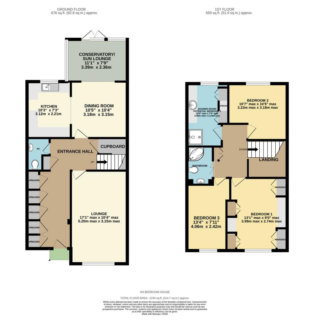Floorplans For Wateridge Road, Basingstoke