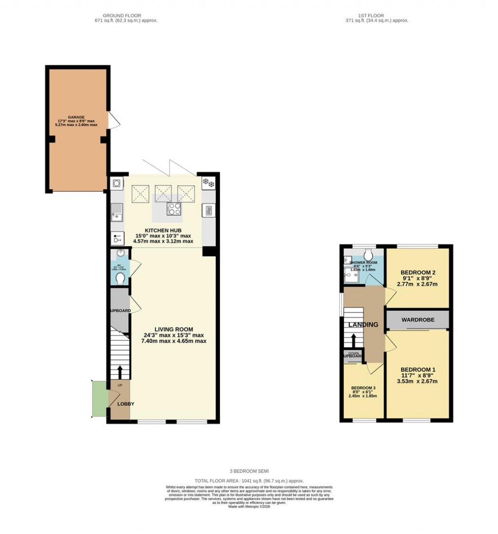 Floorplans For Gilbard Court, Chineham, Basingstoke