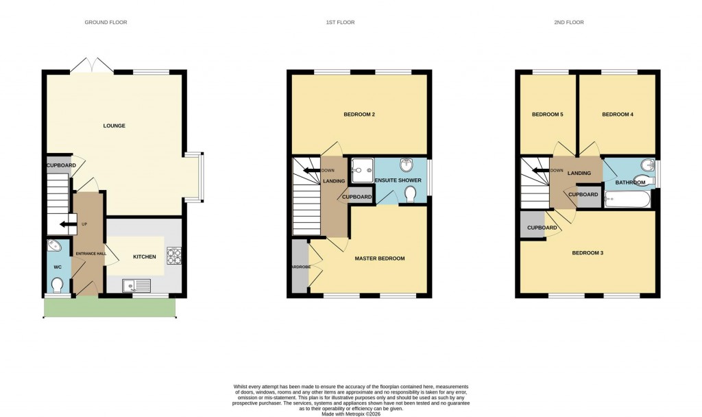 Floorplans For Somerville Gardens, Sherborne Fields, Basingstoke