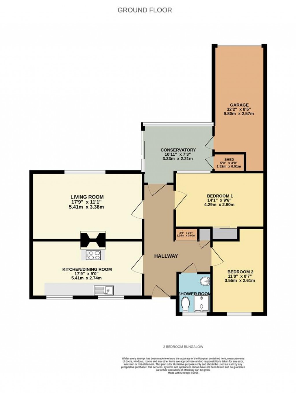 Floorplans For Bramble Way, Old Basing, Basingstoke