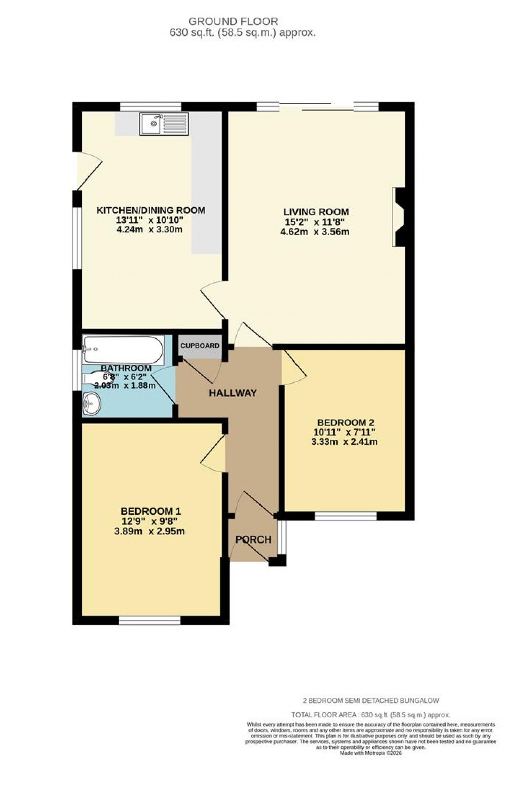 Floorplans For High Drive, Berg Estate, Basingstoke